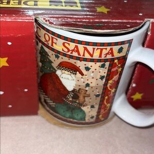 Vintage 1898 Sakura Holiday Mug Set in Red and Green Packaging (Set of 4)